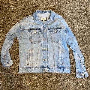 Forever 21 Distressed Denim Jacket